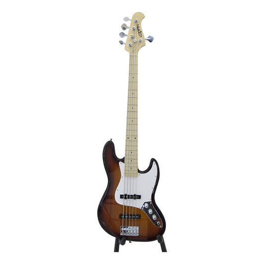 Bajo Electrico Logan 5 Cuerdas Sunburst Negro/sunburst Barniz Brillante