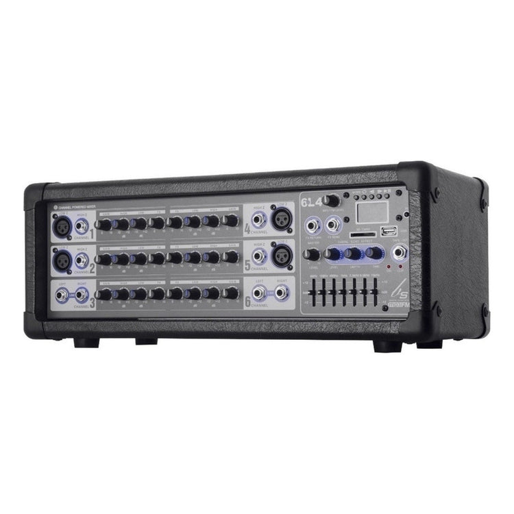 Consola Amplificada Backstage 6l4 Usb, 6 Canales