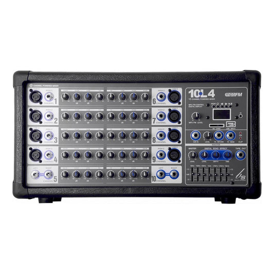 Consola Amplificada Back Stage Mezcladora 10 Canales 10l4usb