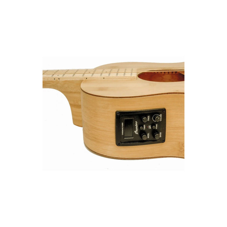 Ga-38-bamboo-q Guitarra Bamboo Acustica Eq (daddario) Natural