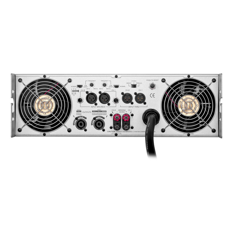 Amplificador Backstage Hcfpro 52 Plateado 5850 W
