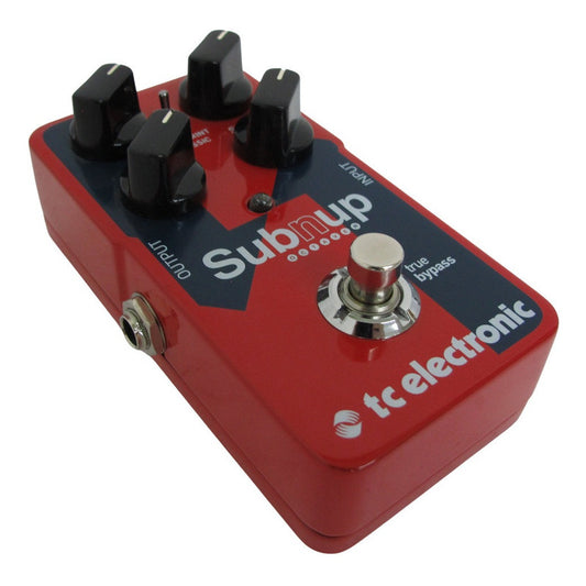 Pedal Tc De Fx P/guitarra Mod. Sub N Up Octaver Rojo