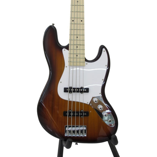 Bajo Electrico Logan 5 Cuerdas Sunburst Negro/sunburst Barniz Brillante
