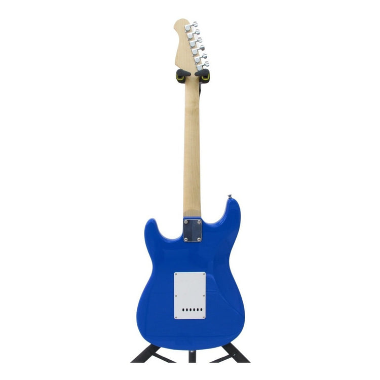 Guitarra Logan Electrica Strato Azul Diestro Azul Palo De Rosa