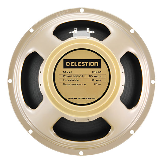 Bocina Guitarra Celestion G12m-65 Creamback, 65w, 8 Ohms Dorado