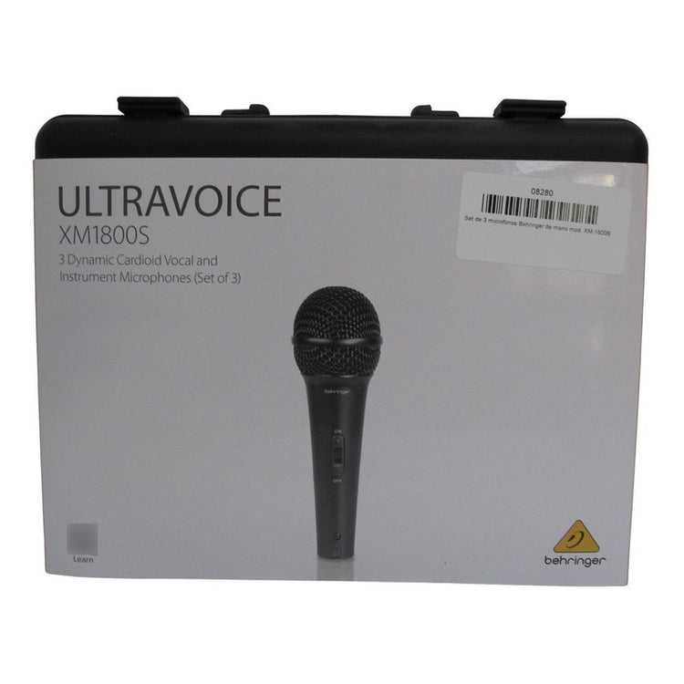 Set De 3 Microfonos Behringer De Mano Mod. Xm-1800s