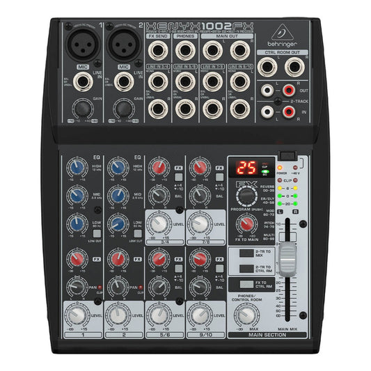 Mezcladora Behringer Xenix 10 Ch. C/efectos  Mod. 1002fx