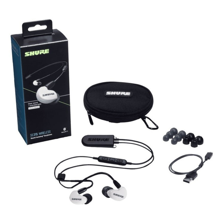 Audífonos In-ear Shure SE-215-BT1 white