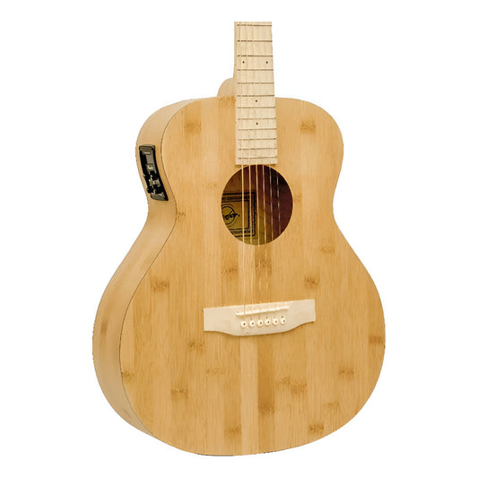 Ga-38-bamboo-q Guitarra Bamboo Acustica Eq (daddario) Natural