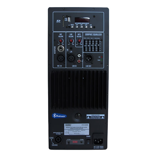 Modulo Radox De Amplificacion Para Bocinas 010-699 Negro