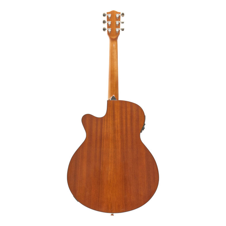 Ga-40-spruce-q Gloss Guitarra Bamboo Acustica Brillante Eq Natural Diestro Nogal