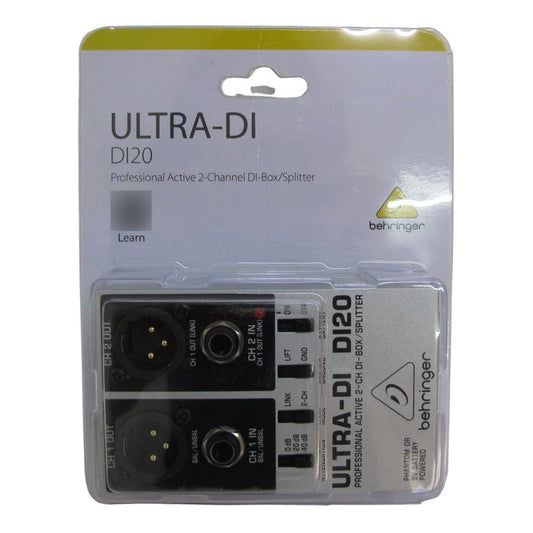 Caja Directa Behringer Activa 2ch Mod. Di-20