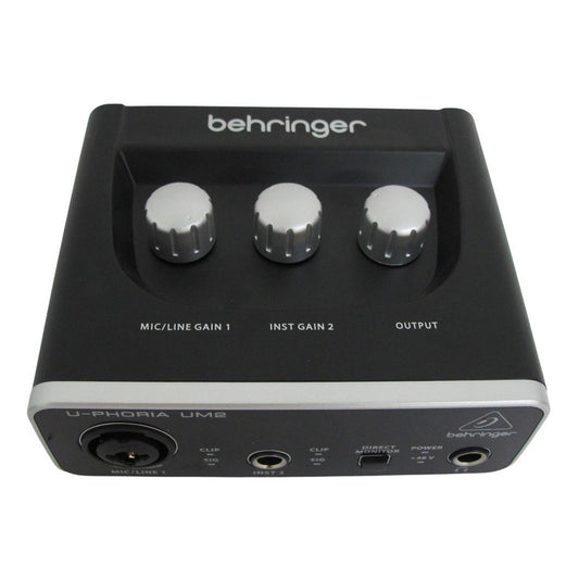 Interfase Behringer U-phoria 2in/2out Mod. Um-2