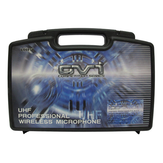 Microfono Wicked Inalambrico De Mano Uhf Mod. Uhf/1 Negro