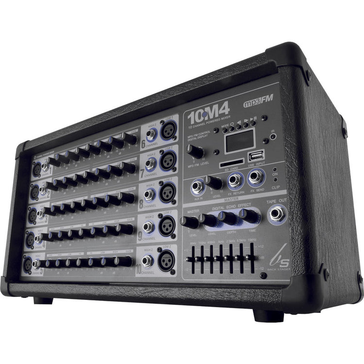 Consola Amplificada Backstage 10m4 Usb, 10 Ch