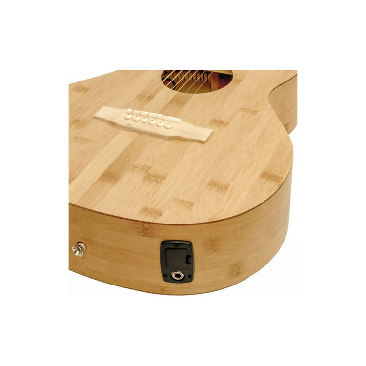 Ga-38-bamboo-q Guitarra Bamboo Acustica Eq (daddario) Natural