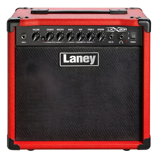 Lx20r-red Combo Laney Guitarra 1x8 20w Rojo Negro