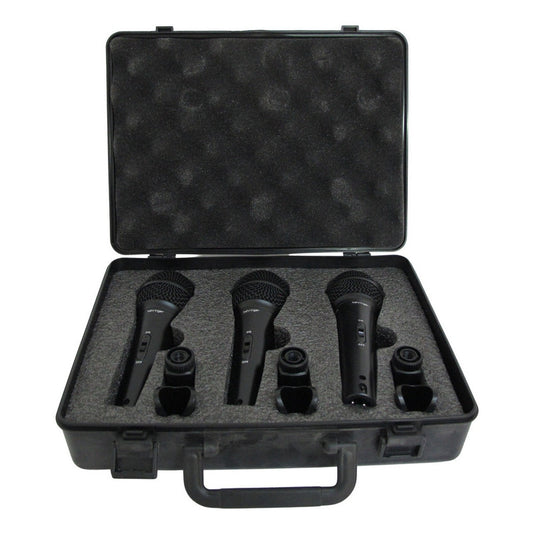 Set De 3 Microfonos Behringer De Mano Mod. Xm-1800s