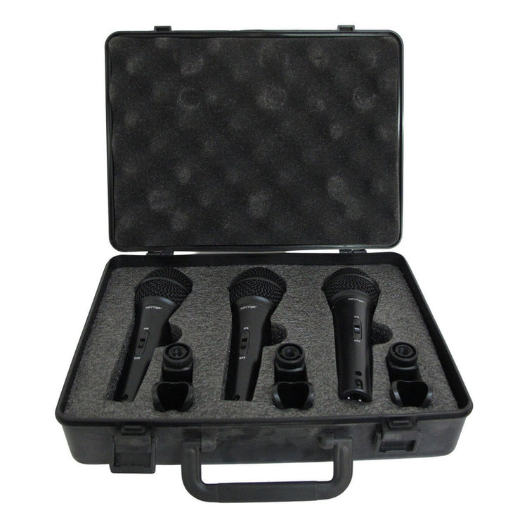 Set De 3 Microfonos Behringer De Mano Mod. Xm-1800s