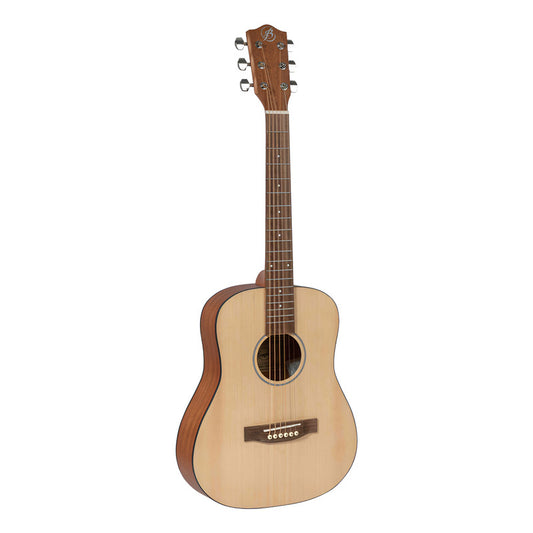 Ga-baby-spruce Guitarra Bamboo Travel (daddario) 34 PuLG Natural Diestro Nogal