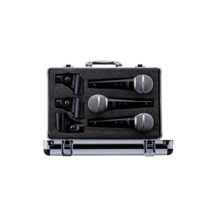 K-511 Pack Paq. 3 Microfonos Krieg K-511 Con Estuche