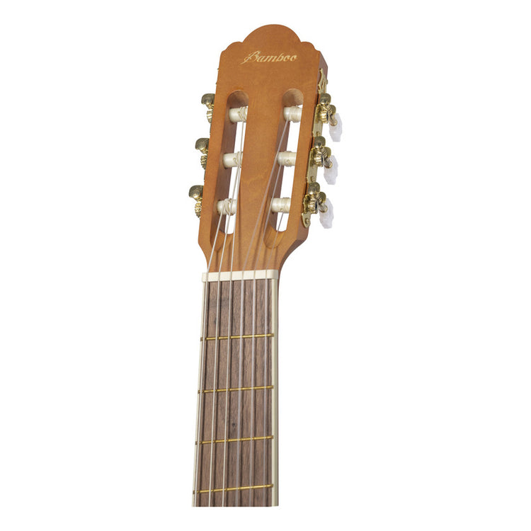 Guitarra Clásica Bamboo Color Natural C/funda Mod. Gc-39