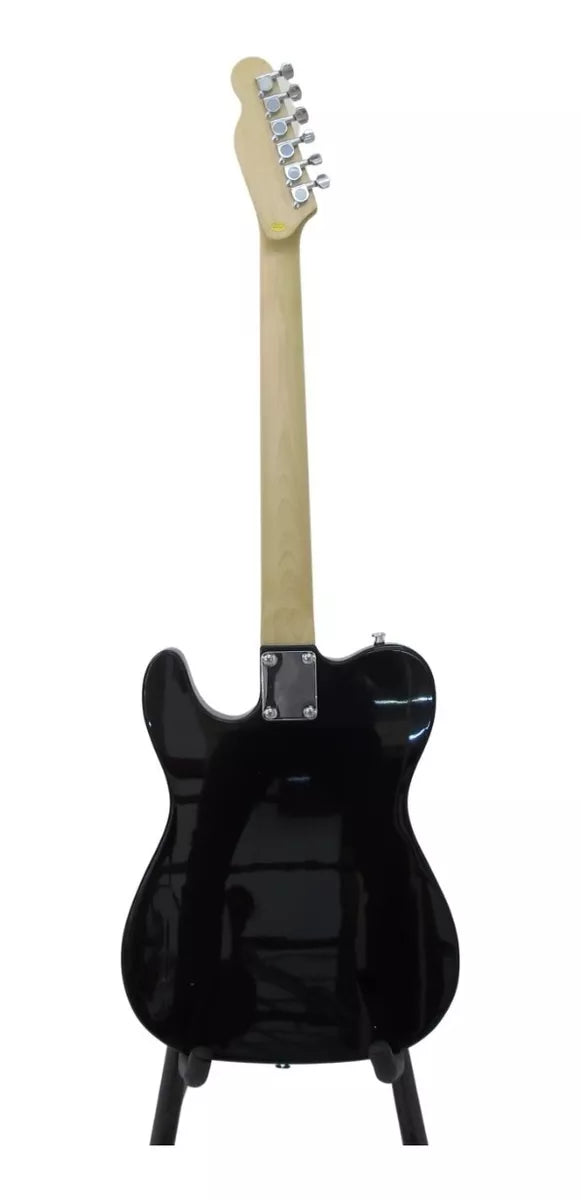 Guitarra eléctrica Logan tipo telecaster negra L-EG-TT-1BK