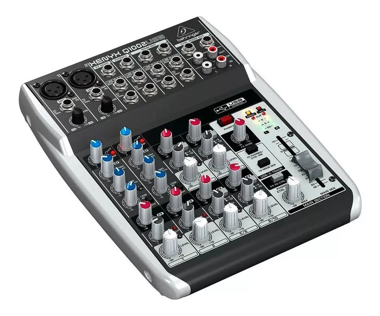 Mezcladora Behringer Xenix 10 ch. USB con compresor Q1002-USB