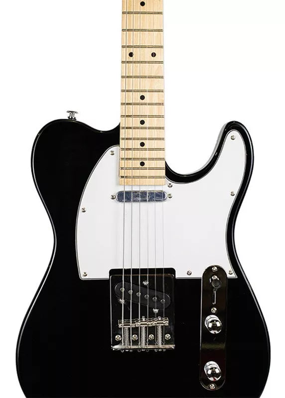 Guitarra eléctrica Logan tipo telecaster negra L-EG-TT-1BK