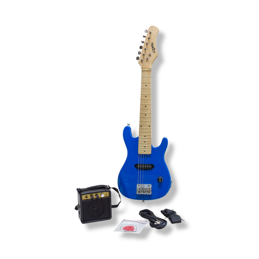 Paquete guitarra eléctrica Logan infantil azul L-EG-SET-K-BL