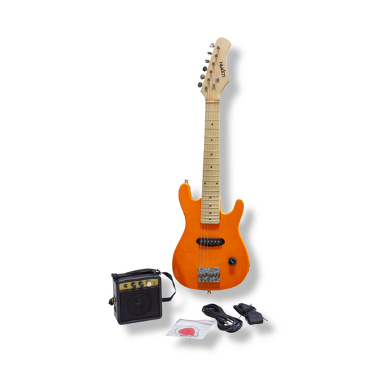 Paquete guitarra eléctrica Logan infantil naranja L-EG-SET-K-OR