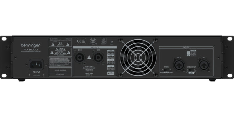 Amplificador Behringer 3000W NX-3000