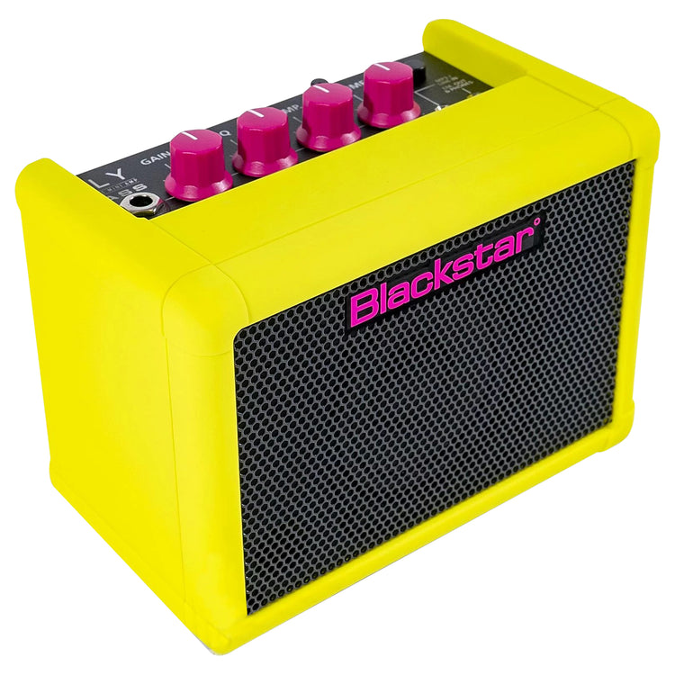 Combo guitarra eléctrica Blackstar 3W FLY 3 amarillo neon