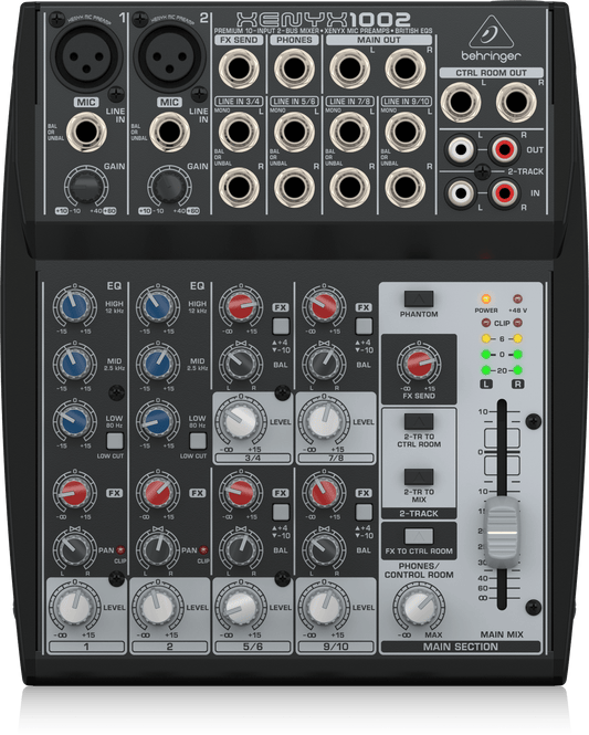 Mezcladora Behringer Xenix 10 ch. 1002