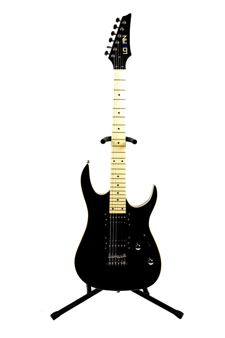 Guitarra eléctrica Logan RG negra