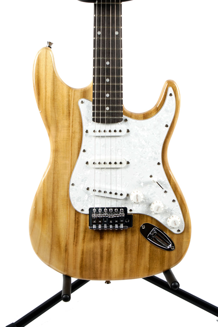 Guitarra eléctrica Logan stratocaster natural