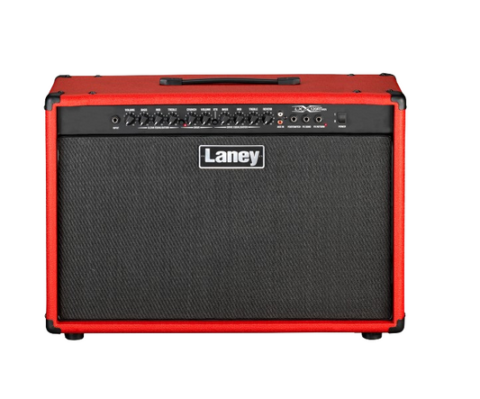 Combo guitarra Laney 2x12 120W LX120RT-RED rojo