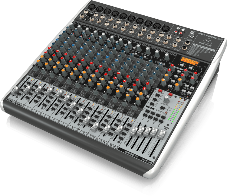 Mezcladora Behringer Xenix 16 ch. USB-FX con compresor QX2442-USB