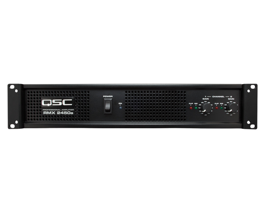 Amplificador QSC estéreo 2400W RMX2450A