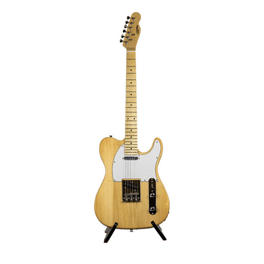 Guitarra eléctrica Logan tipo telecaster natural L-EG-TT-1NT