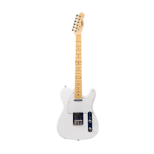 Guitarra eléctrica Logan tipo telecaster blanca L-EG-TT-1WH