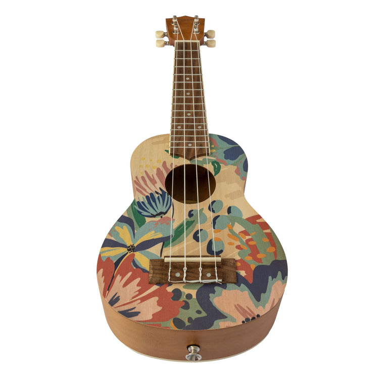 Ukelele soprano Bamboo U-21-CARAMELLE con diseño