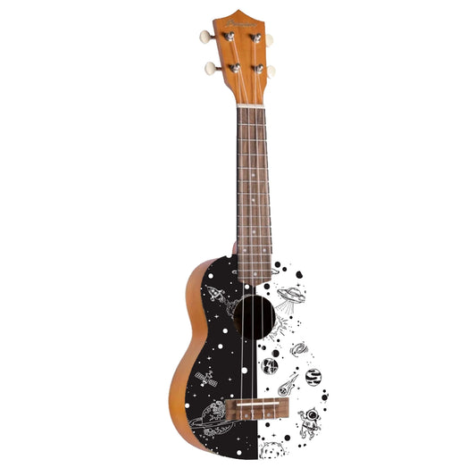 Ukelele soprano Bamboo U-21-GALACTICA con diseño