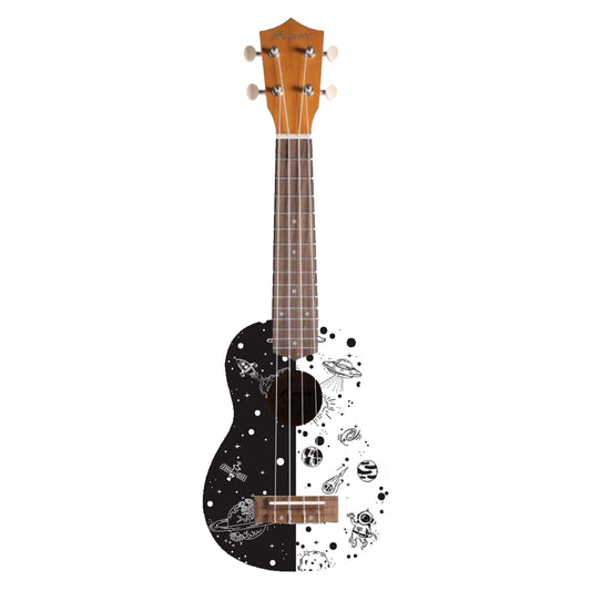 Ukelele soprano Bamboo U-21-GALACTICA con diseño