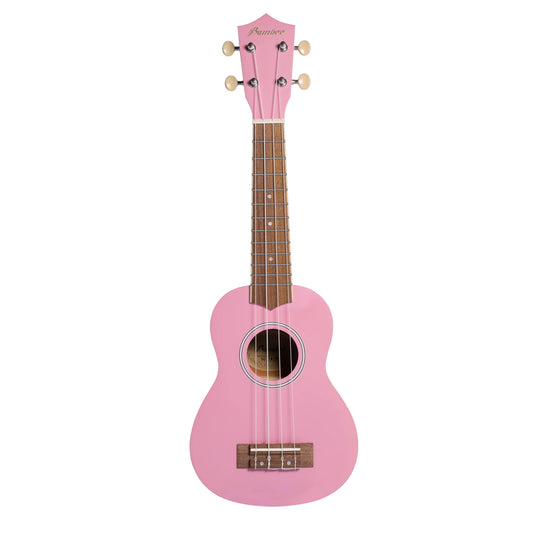 Ukelele soprano Bamboo U-21-LPK rosa claro