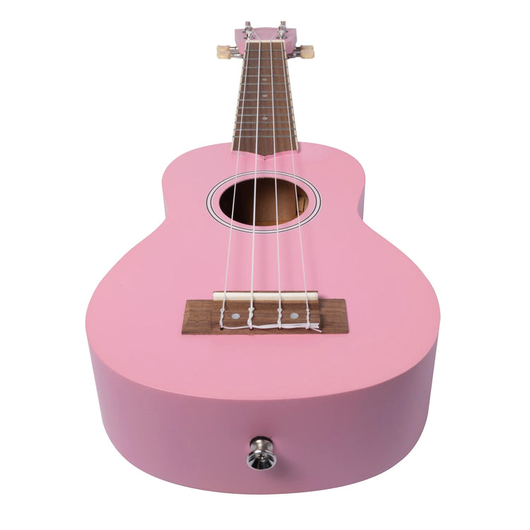 Ukelele soprano Bamboo U-21-LPK rosa claro