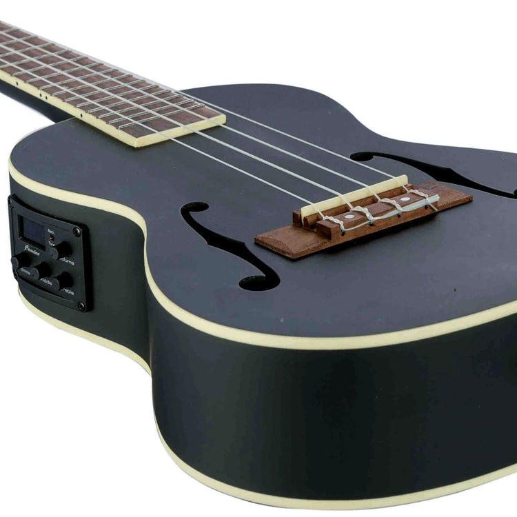 Ukelele concierto Bamboo violín EQ Aquila U-23-VIO-Q-BK negro