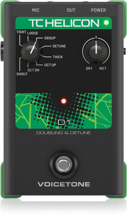 Pedal TC FX voces VOICETONE D1