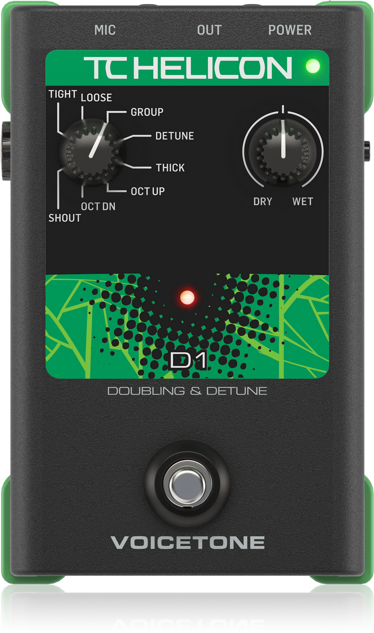 Pedal TC FX voces VOICETONE D1