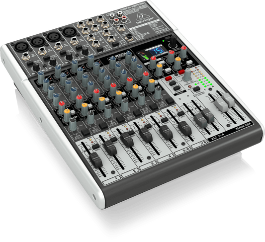 Mezcladora Behringer Xenix 8 ch. USB-FX con compresor X1204-USB